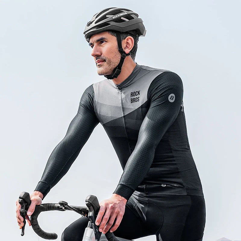ROCKBROS rk2008 Spring Autumn Long Sleeve Top Windproof Cycling Jacket ROCKBROS rk2008 Spring Autumn Long Sleeve Top Windproof Cycling Jacket